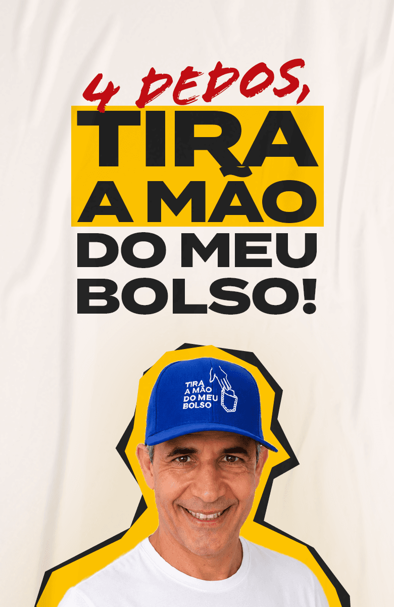 4 dedos, tira a mão do meu bolso!